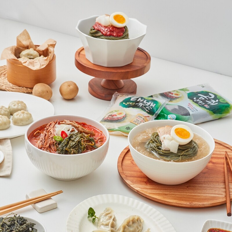 태백산채냉면,산채냉면,곰취냉면,곤드레냉면,취나물냉면,칡냉면,메밀냉면,메밀막국수,봉글앙빵,곰취찐빵,옥수수찐빵,옛날찐빵,태백찐빵,자연한올